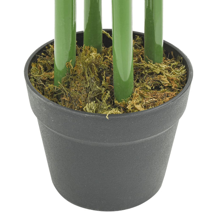 Konstväxt bambu 384 blad 120 cm grön