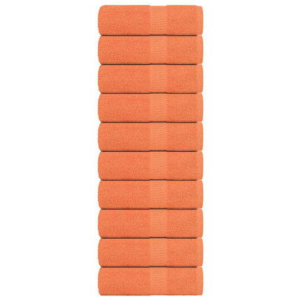 Tvålhanddukar 10 st orange 30x30 cm 360 gsm 100% bomull