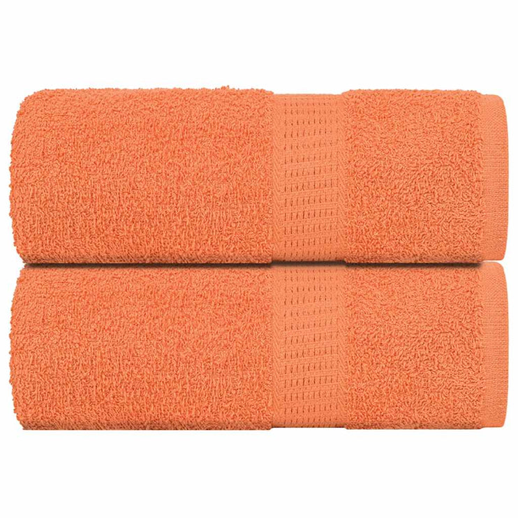 Gästhanddukar 2 st orange 30x50 cm 360 gsm 100% bomull