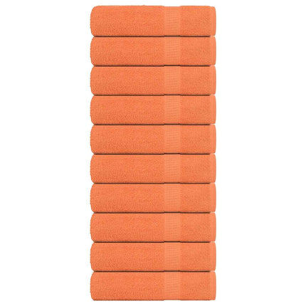 Handdukar 10 st orange 50x100 cm 360 gsm 100% bomull