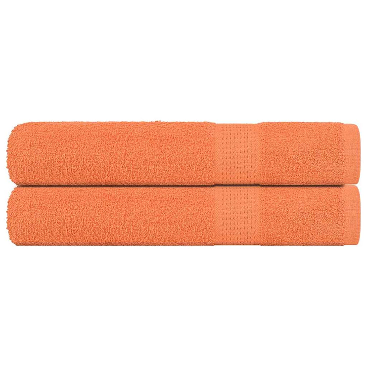 Bastuhanddukar 2 st orange 80x200 cm 360 gsm 100% bomull