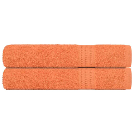 Handdukar 2 st orange 100x200 cm 360 gsm 100% bomull