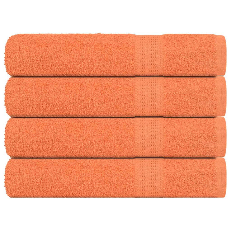 Handdukar 4 st orange 100x200 cm 360 gsm 100% bomull