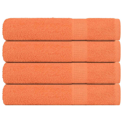 Handdukar 4 st orange 100x200 cm 360 gsm 100% bomull