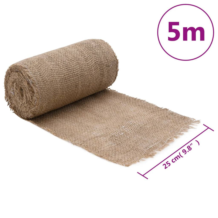 Juterulle 0,25x5 m 100% jute 200 gsm