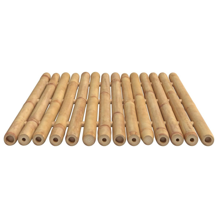 Badmattor 2 st 70x50 cm bambu