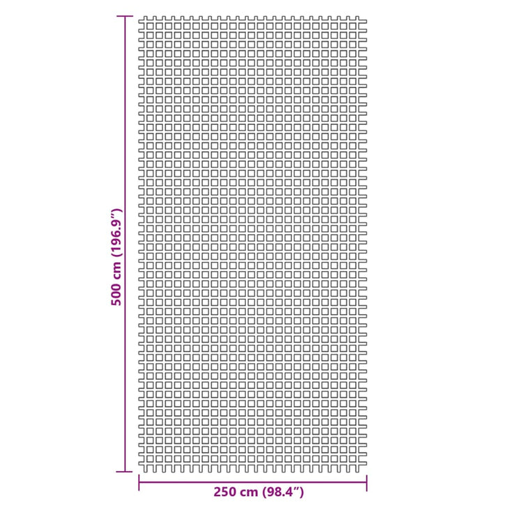 Tältmatta antracit 5x2,5 m