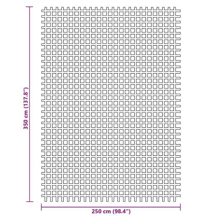 Tältmatta blå 3,5x2,5 m