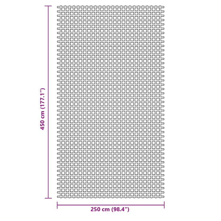 Tältmatta blå 4,5x2,5 m