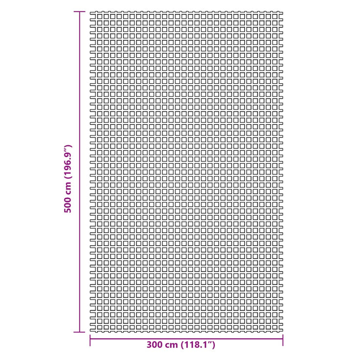 Tältmatta blå 5x3 m