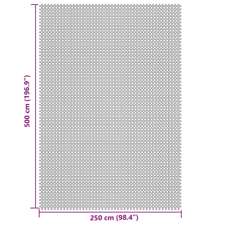 Tältmatta ljusgrå 5x2,5 m