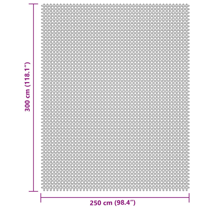 Tältmatta gräddvit 3x2,5 m