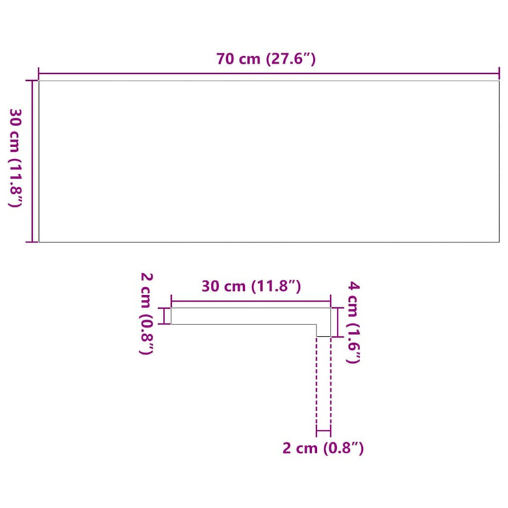 Trappstegsmattor 2 pcs ljusbrun 70x30x2 cm massiv ek