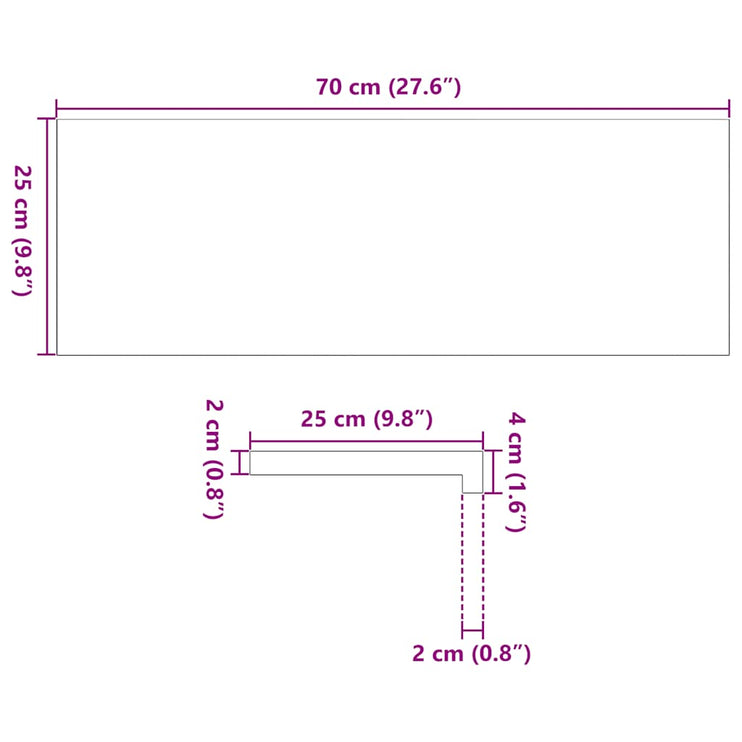 Trappstegsmattor 2 pcs mörkbrun 70x25x2 cm massiv ek