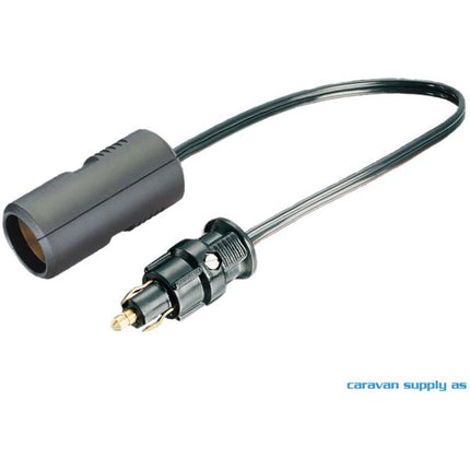 12V ADAPTER NORM PLUG –&gt; UNI PLUG MED KABEL 30CM