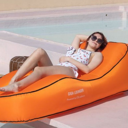 Giga Lounger solstol orange