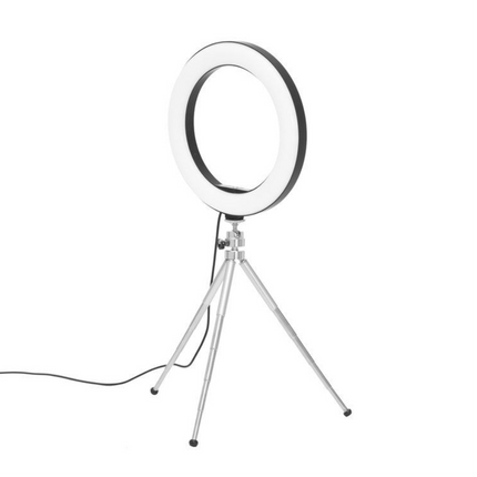 LED-selfielampa ring med tripod 20 cm