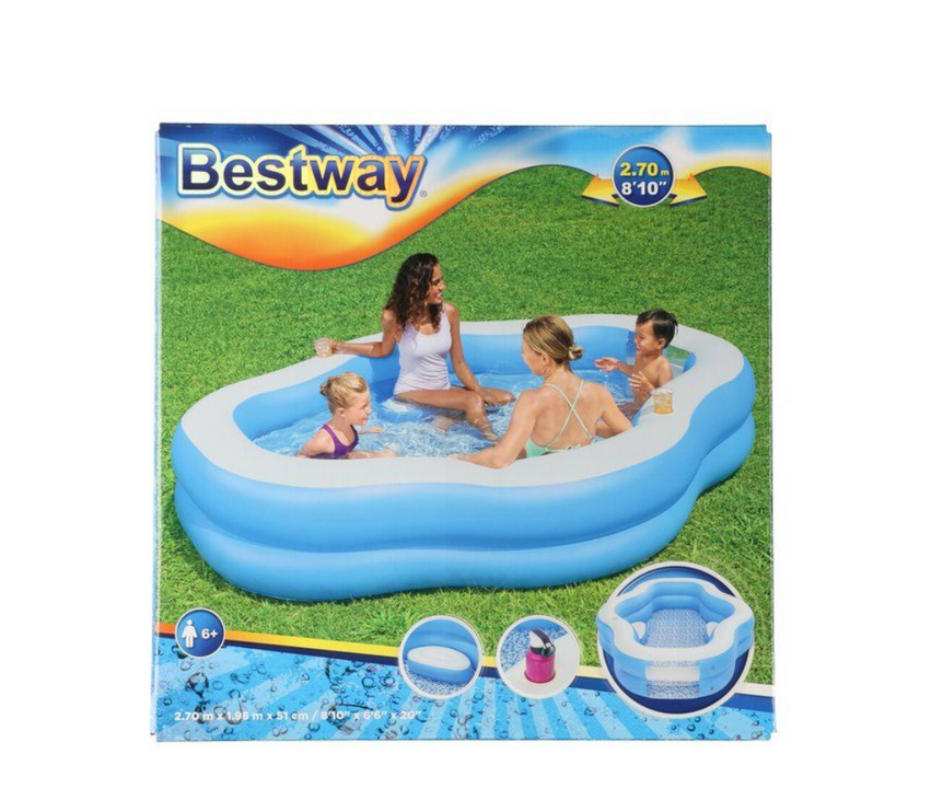 Bestway Oppblåsbart basseng Family Pool