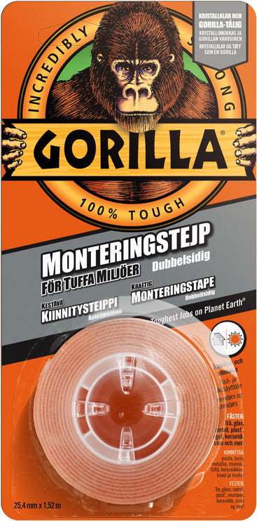 Gorilla Monteringstejp 1,52mx24,4mm 
