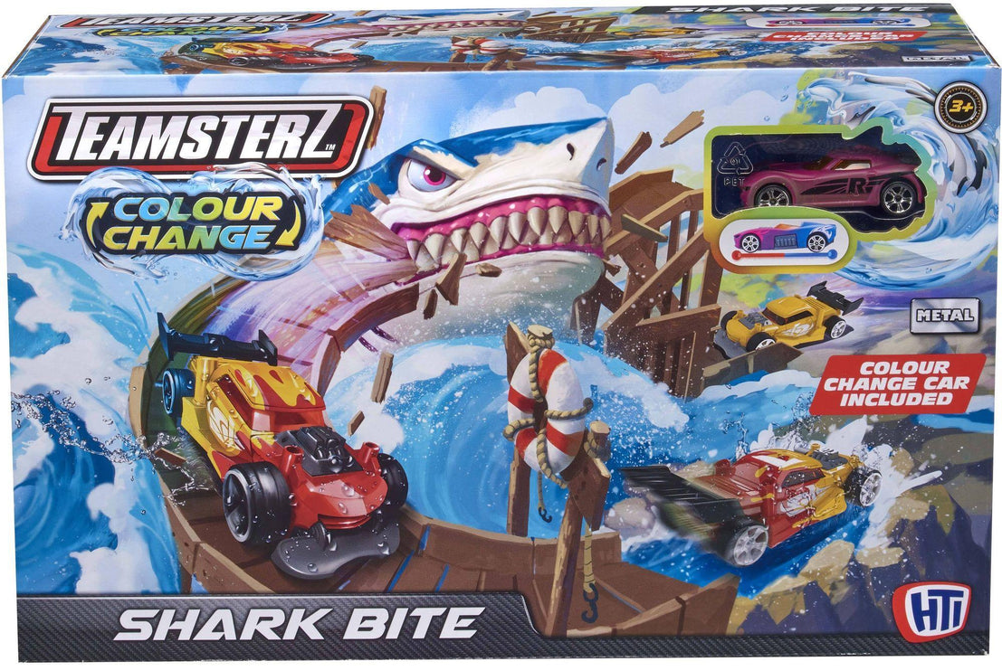 Teamsterz shark playset med bil