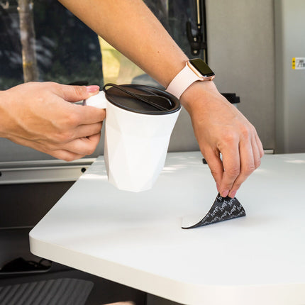 Silwy Magnetisk kaffemugg med lock - High-Tech vit
