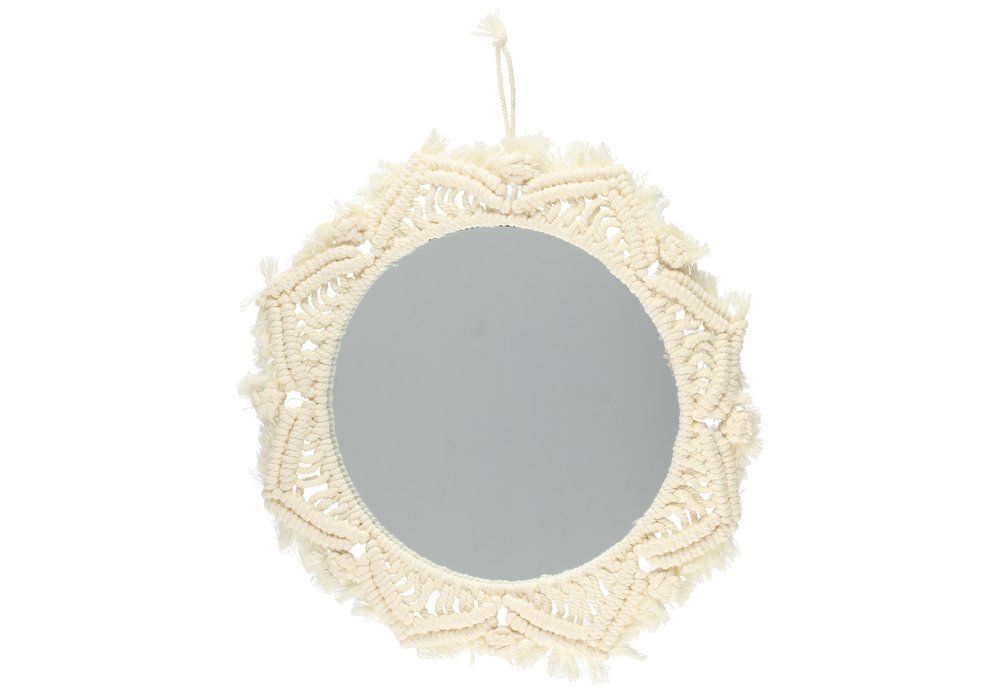 4Living Spegel, makramé 35 cm